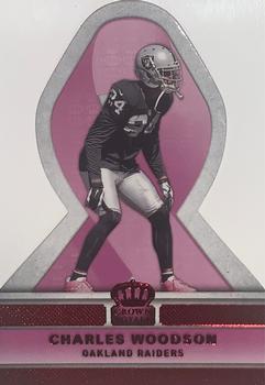 2015 Panini Crown Royale - Pink Ribbons Die Cuts Red #PR6 Charles Woodson Front