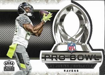 2015 Panini Crown Royale - Pro Bowl Die Cuts #PB5 Justin Forsett Front