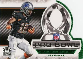 2015 Panini Crown Royale - Pro Bowl Die Cuts Green #PB18 Golden Tate Front