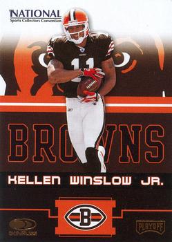 2004 Donruss Playoff National Cleveland Browns #1 Kellen Winslow Jr. Front