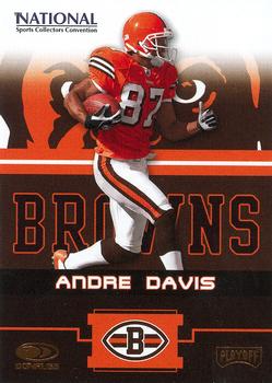 2004 Donruss Playoff National Cleveland Browns #3 Andre Davis Front