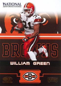 2004 Donruss Playoff National Cleveland Browns #4 William Green Front