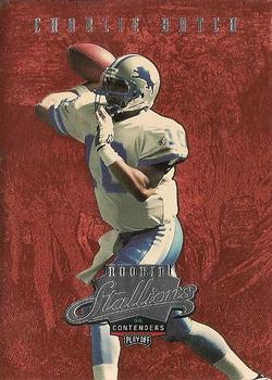 1998 Playoff Contenders - Rookie Stallions #4 Charlie Batch Front