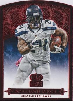 2015 Panini Crown Royale - Retail Red #8 Marshawn Lynch Front