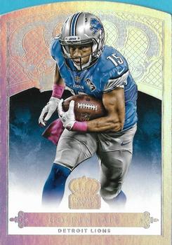 2015 Panini Crown Royale - Silver Holofoil #92 Golden Tate Front