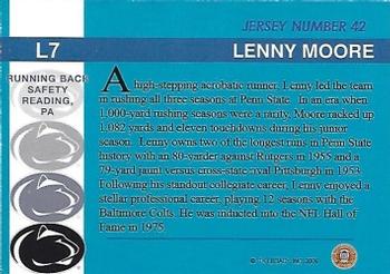 2007 TK Legacy Penn State Nittany Lions #L7 Lenny Moore Back