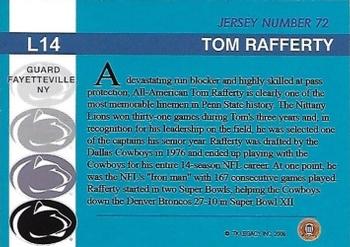 2007 TK Legacy Penn State Nittany Lions #L14 Tom Rafferty Back