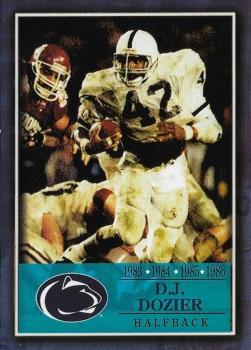 2007 TK Legacy Penn State Nittany Lions #L20 D.J. Dozier Front