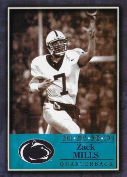 2007 TK Legacy Penn State Nittany Lions #L21 Zack Mills Front