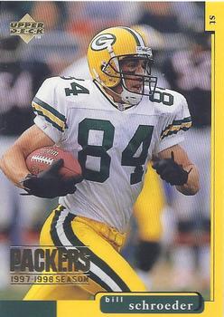 1998 Upper Deck ShopKo Green Bay Packers I #GB43 Bill Schroeder Front