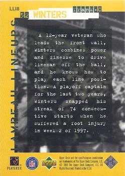 1998 Upper Deck ShopKo Green Bay Packers II - Lambeau Lineups #LL18 Frank Winters Back