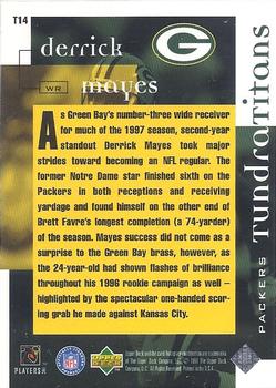 1998 Upper Deck ShopKo Green Bay Packers I - Tundra Titans Title Defense #T14 Derrick Mayes Back
