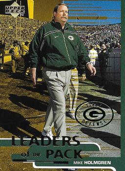 1998 Upper Deck ShopKo Green Bay Packers I - Leaders of the Pack Title Defense #P1 Mike Holmgren Front