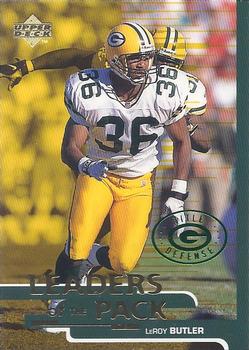 1998 Upper Deck ShopKo Green Bay Packers I - Leaders of the Pack Title Defense #P13 LeRoy Butler Front