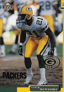 1998 Upper Deck ShopKo Green Bay Packers I - Title Defense #GB6 Craig Newsome Front