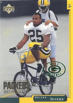 1998 Upper Deck ShopKo Green Bay Packers I - Title Defense #GB8 Dorsey Levens Front