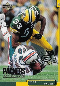 1998 Upper Deck ShopKo Green Bay Packers I - Title Defense #GB13 Doug Evans Front