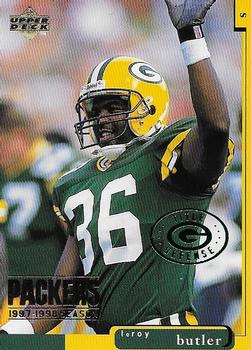 1998 Upper Deck ShopKo Green Bay Packers I - Title Defense #GB15 LeRoy Butler Front