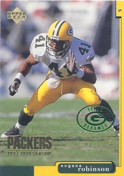 1998 Upper Deck ShopKo Green Bay Packers I - Title Defense #GB19 Eugene Robinson Front