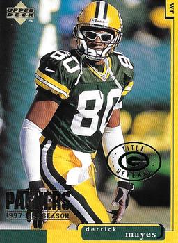 1998 Upper Deck ShopKo Green Bay Packers I - Title Defense #GB39 Derrick Mayes Front