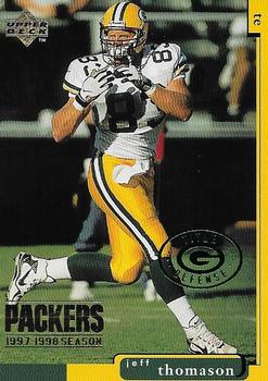 1998 Upper Deck ShopKo Green Bay Packers I - Title Defense #GB42 Jeff Thomason Front