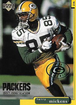 1998 Upper Deck ShopKo Green Bay Packers I - Title Defense #GB44 Terry Mickens Front
