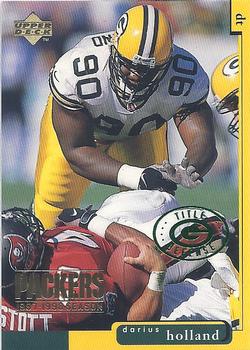 1998 Upper Deck ShopKo Green Bay Packers I - Title Defense #GB48 Darius Holland Front
