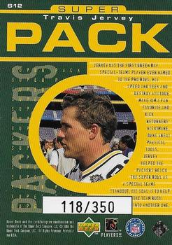 1998 Upper Deck ShopKo Green Bay Packers II - Super Pack #S12 Travis Jervey Back