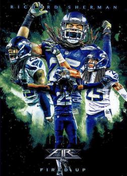2015 Topps Fire - Fired Up #FIU-RS Richard Sherman Front