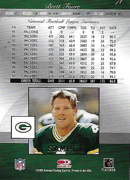 2002 Donruss Elite - Beckett Samples Gold #71 Brett Favre Back