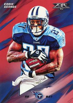 2015 Topps Fire - Flame #31 Eddie George Front