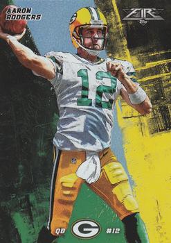 2015 Topps Fire - Silver #3 Aaron Rodgers Front