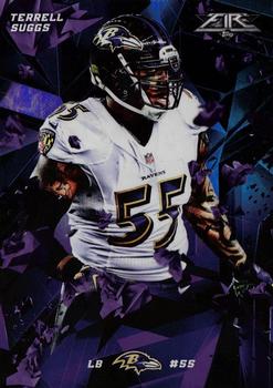 2015 Topps Fire - Silver #10 Terrell Suggs Front