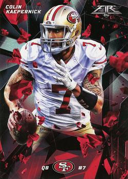 2015 Topps Fire - Silver #76 Colin Kaepernick Front