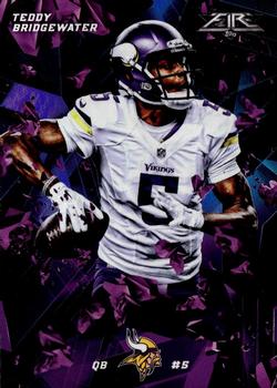2015 Topps Fire - Silver #90 Teddy Bridgewater Front