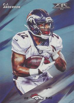 2015 Topps Fire - Silver #93 C.J. Anderson Front