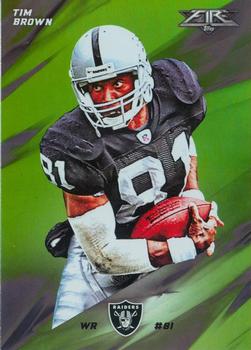 2015 Topps Fire - Green #2 Tim Brown Front