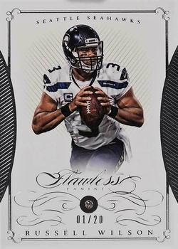 2015 Panini Flawless #77 Russell Wilson Front