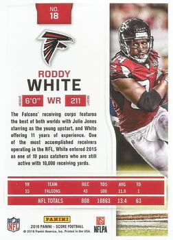 2016 Score #18 Roddy White Back