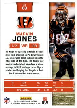 2016 Score #69 Marvin Jones Back