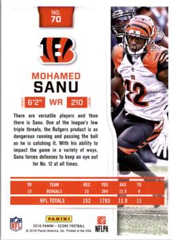 2016 Score #70 Mohamed Sanu Back