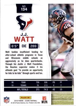 2016 Score #134 J.J. Watt Back
