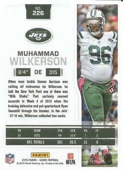 2016 Score #226 Muhammad Wilkerson Back