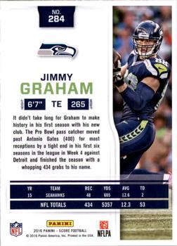 2016 Score #284 Jimmy Graham Back