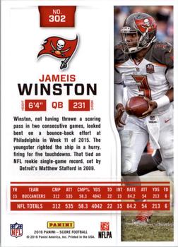 2016 Score #302 Jameis Winston Back