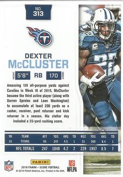 2016 Score #313 Dexter McCluster Back