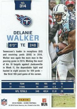 2016 Score #314 Delanie Walker Back