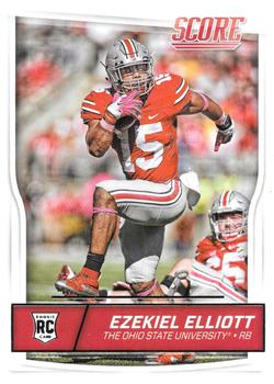 2016 Score #344 Ezekiel Elliott Front