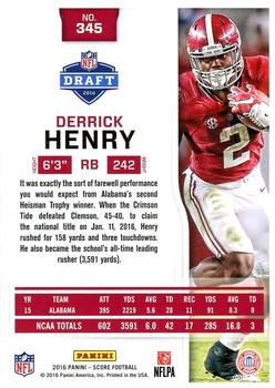 2016 Score #345 Derrick Henry Back