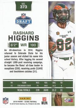 2016 Score #373 Rashard Higgins Back